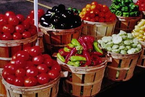Bushels of vegetables Bushels of vegetables